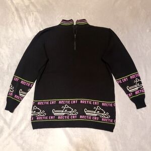 Arctic Cat Vintage Wear Snowmobile Racing Sweater Size Large